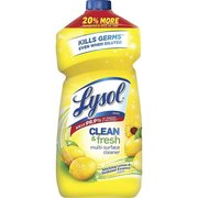Lysol Multisurface Lemon Cleaner, 48 oz (3 lb) Squeeze Bottle, Lemon RAC89962